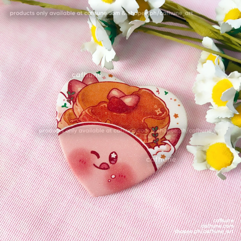 Kirbo ♡ Heart Button Badge
