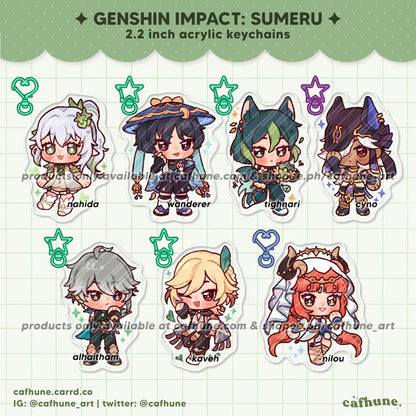 Genshin Impact Keychains [Sumeru]