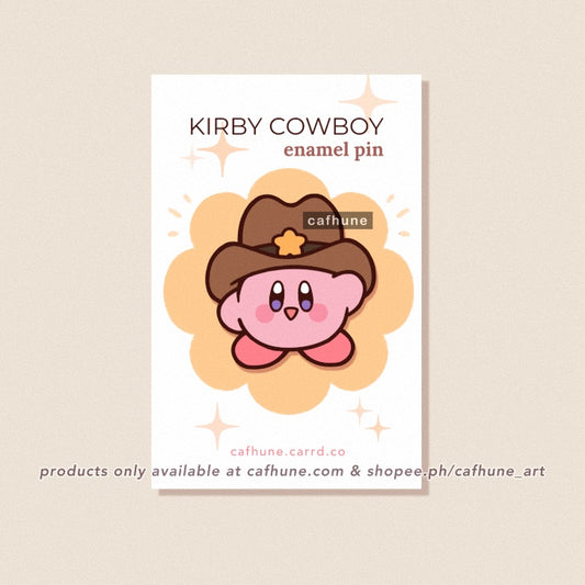Cowboy Kirbo Enamel Pin