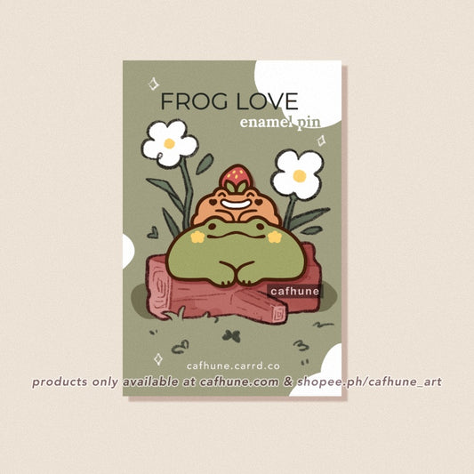Frog Love! Enamel Pin