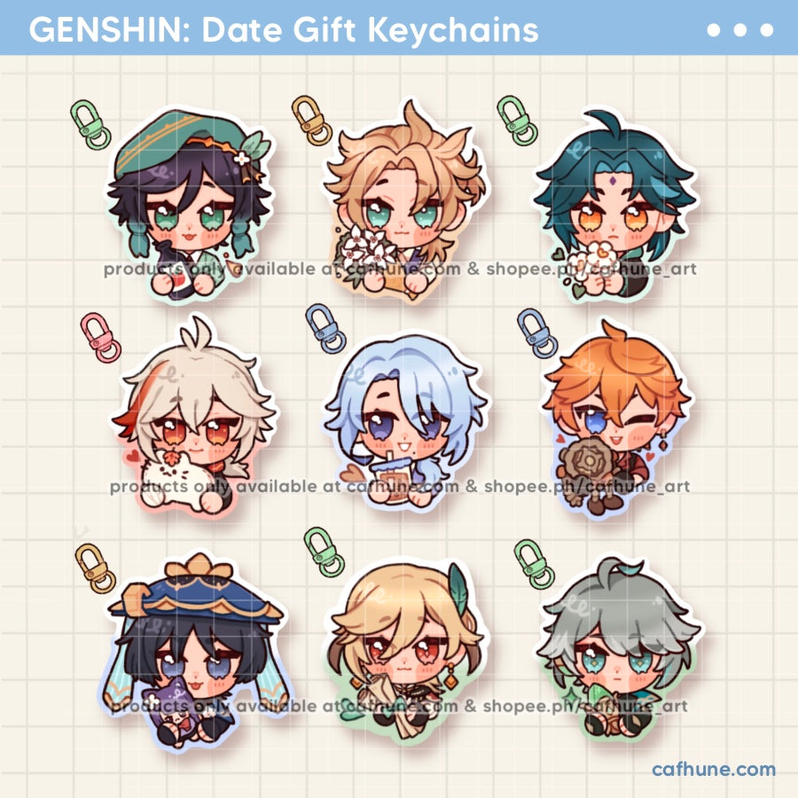 Genshin Impact: Date Gift Acrylic Keychains