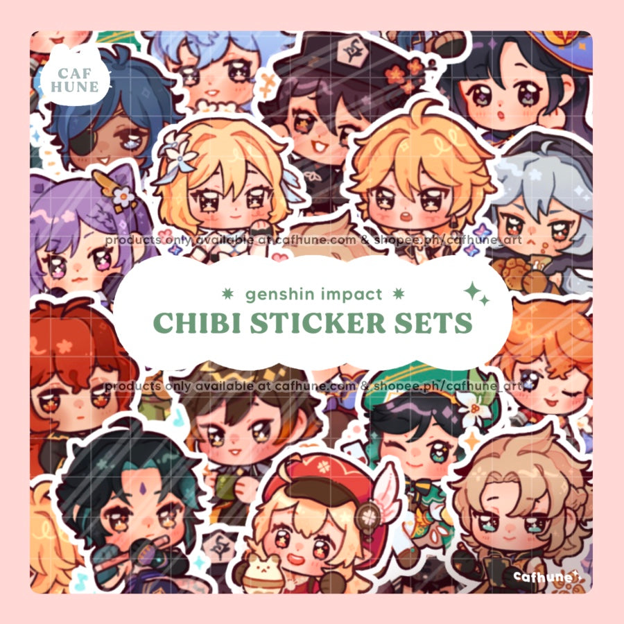 Genshin ♡ Chibi sticker pack [Vol 1]