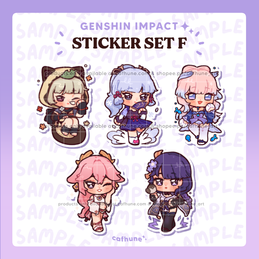 Genshin ♡ Chibi sticker pack [Vol 2]